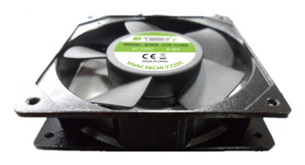 Techly ICOOL-220-1225Z Tietokoneen jäähdytysjärjestelmän osa ja lisätarvike Tuuletinmoduuli