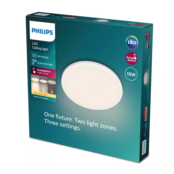 Philips Funktionel Ozziet loftslampe, 18 W