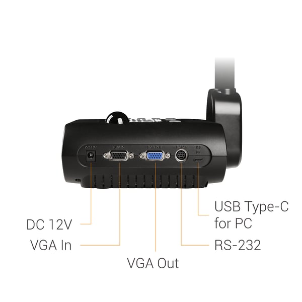 AVer F50+ dokument kamera Sort 25,4 / 3,2 mm (1 / 3.2") CMOS USB 2.0