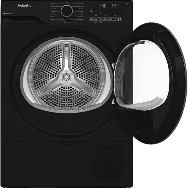 Hotpoint HPT 94D BBS IT tørretumbler Fritstående Front-læsning 9 kg Sort