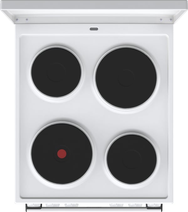 Gorenje GE5A23WH Fritstående komfur Elektrisk Forseglet plade Hvid