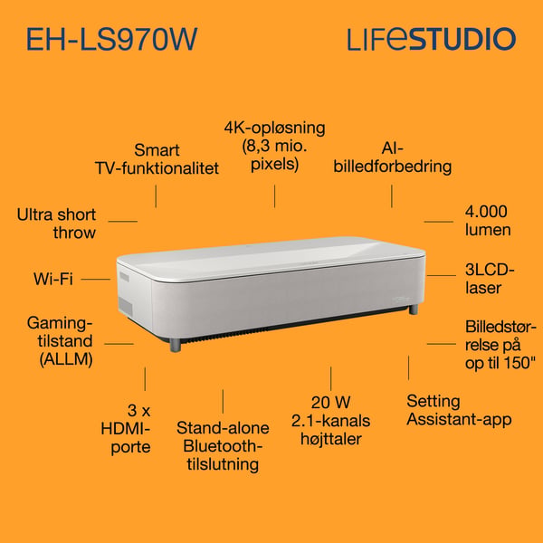 Epson Lifestudio Grand Plus EH-LS970W – Diamanthvid