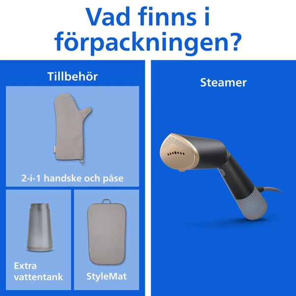 Philips 5000 series handhållen steamer