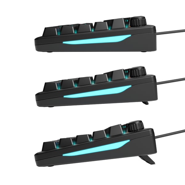 Glorious Gaming GMBK 75% tastatur Spil USB QWERTY US engelsk Sort