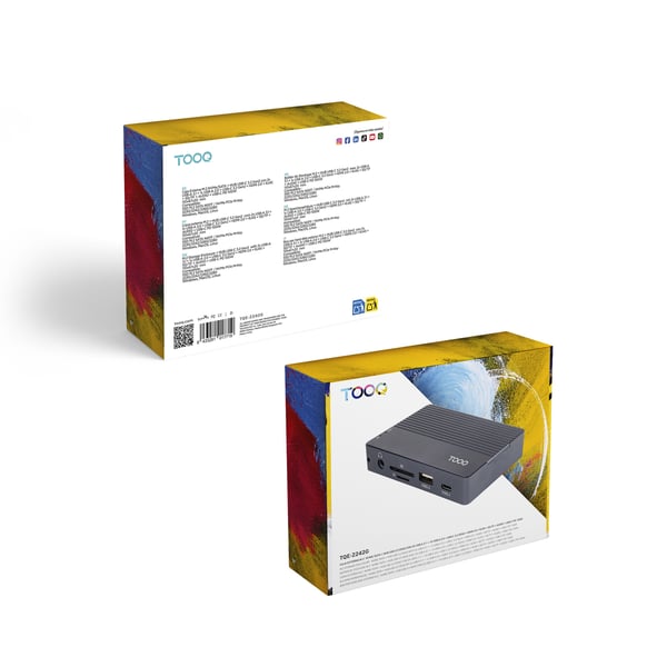TooQ TQE-2242G drevkabinet SSD kabinet Grå M.2