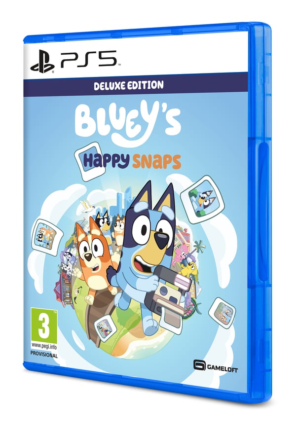 BANDAI NAMCO Entertainment Blueys Happy Snaps Deluxe Edition Ps5 Engelska, Franska, Italienska, Tyska, Spanska, Japanska, Förenklad kinesiska, Traditionell kinesiska, Portugisiska PlayStation 5