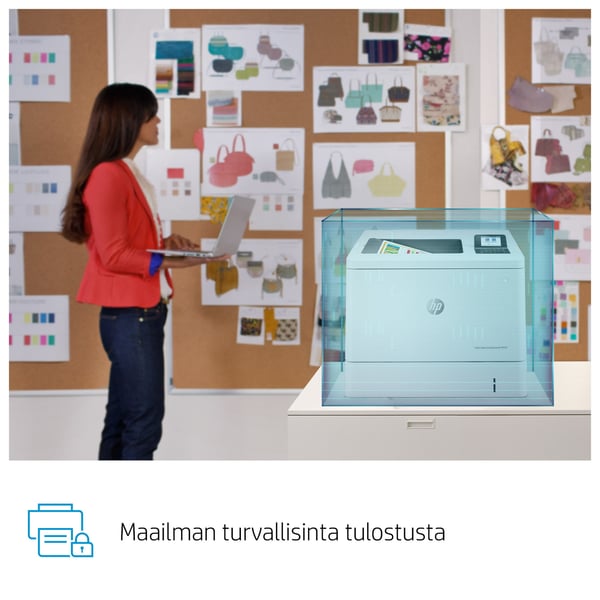 HP Color LaserJet Enterprise M554dn -tulostin