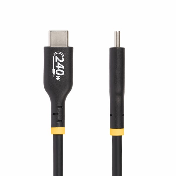 StarTech.com USB2EPR2M USB-kabel USB 2.0 2 m USB C 0,48 Gbit/sek. 240 W Sort