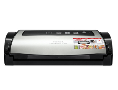 Tefal VT256070 vacuumförslutare Svart, Rostfritt stål