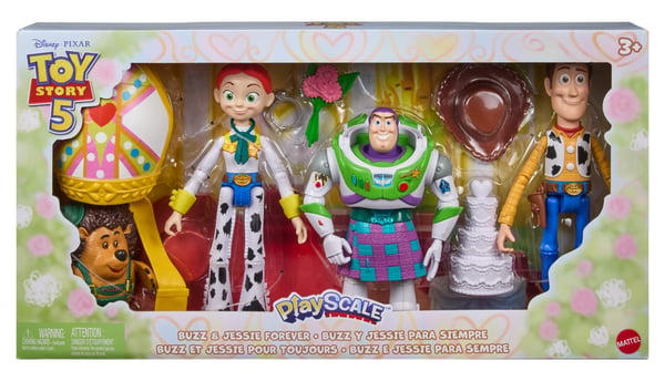 Mattel DISNEY AND PIXAR TOY STORY 5 PLAYSCALE Buzz & Jessie Forever