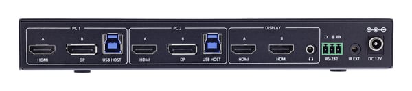 InLine 57885G KVM Switch Stativ-montering Sort