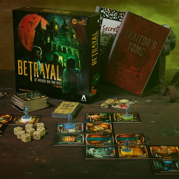 Hasbro Gaming Avalon Hill Betrayal at House on the Hill 3rd Edition Brætspil Rejser/eventyr