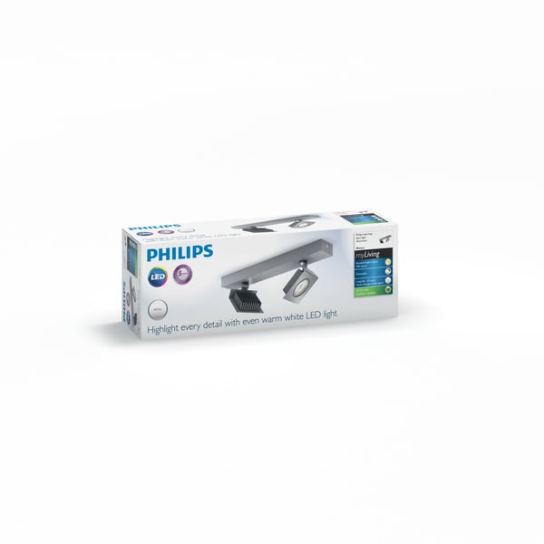 Philips myLiving METRYS LED-spot, aluminium