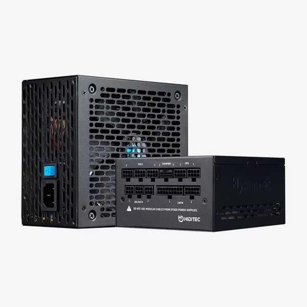 Hiditec GDX750 v2 strömförsörjningsenheter 750 W 20+4 pin ATX ATX Svart