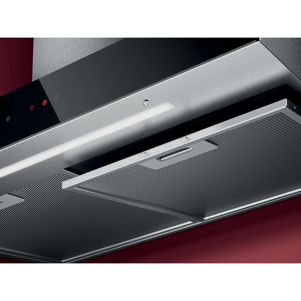 AEG GB67D61HL Väggmonterad Svart, Rostfritt stål 600 m³/h