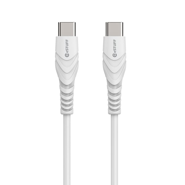 eSTUFF ES604101 USB-kablar USB 2.0 1 m USB C 0,48 Gbit/s 60 W Vit