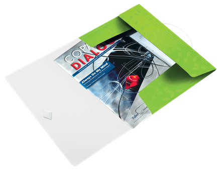 Leitz 3-klap mappe WOW PP A4
