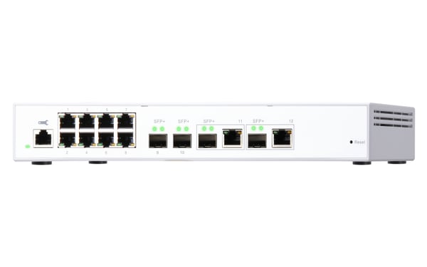 QNAP QSW-M408-2C netværksswitch Administreret L2 10G Ethernet (100/1000/10000) Hvid