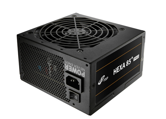 FSP HEXA 85+ PRO 650W strömförsörjningsenheter 20+4 pin ATX ATX Svart