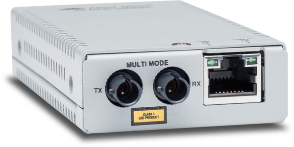 Allied Telesis AT-MMC2000/ST-960 netværksomformer til medie 1000 Mbit/s 850 nm Multitilstand Grå