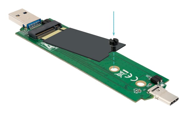 TooQ TQE-2240B drevkabinet SSD kabinet Sort M.2