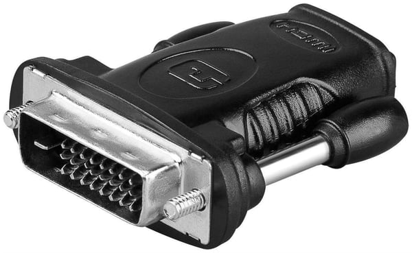 Microconnect HDM19F24 kaapelin sukupuolenvaihtaja HDMI 19 DVI 24+1 Musta