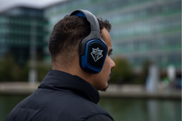 Konix KX JUJUTSU GAMING HEADSET Ledningsført Spil Sort, Blå