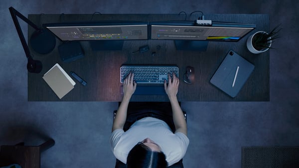 Logitech MX Keys S Combo - Tastatur- og musesæt