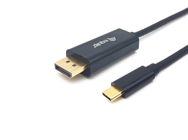 Equip 133426 videokabel adapter 1 m USB Type-C DisplayPort Grå