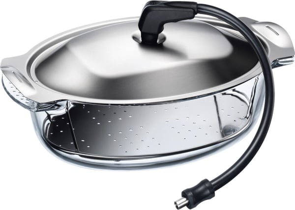 Electrolux S.STEAMKIT uunin osa & lisävaruste Höyrytyssetti Musta, Ruostumaton teräs, Läpinäkyvä Lasi, Ruostumaton teräs