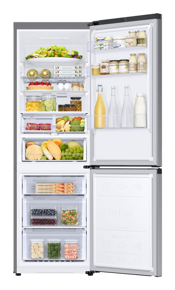 Samsung RB34C675DSA Fritstående Rustfrit stål