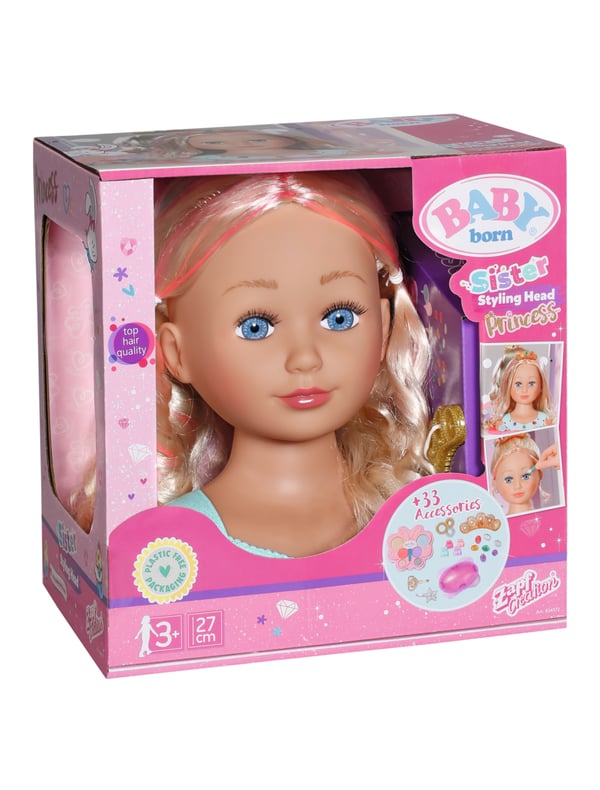 BABY born Sister Styling Princess Head
