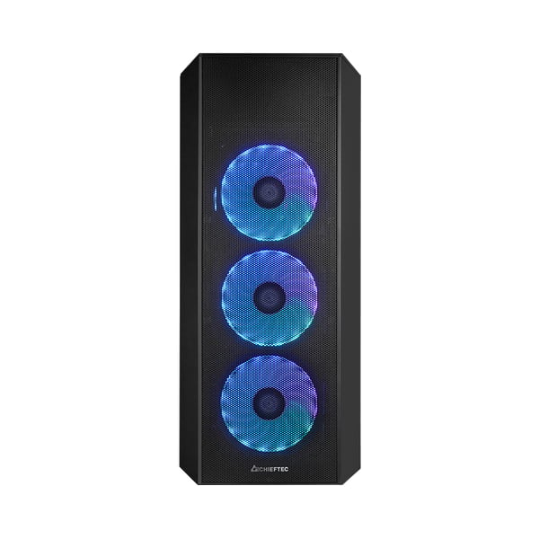 Chieftec GL-04B-OP tietokonekotelo Midi Tower Musta