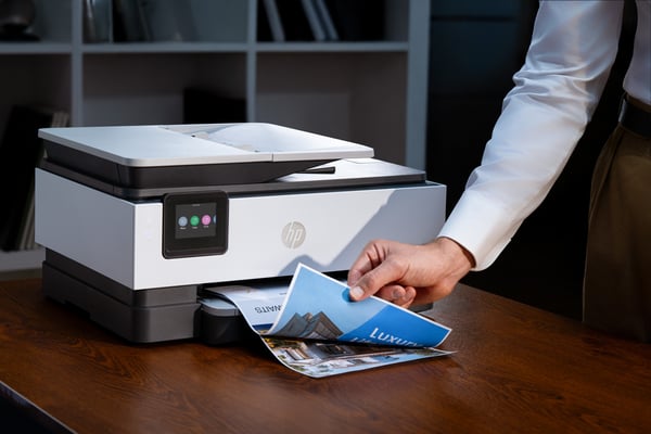 HP OfficeJet Pro Trådløs forbindelse Farve Printer, Instant Ink; 2-sidet printning