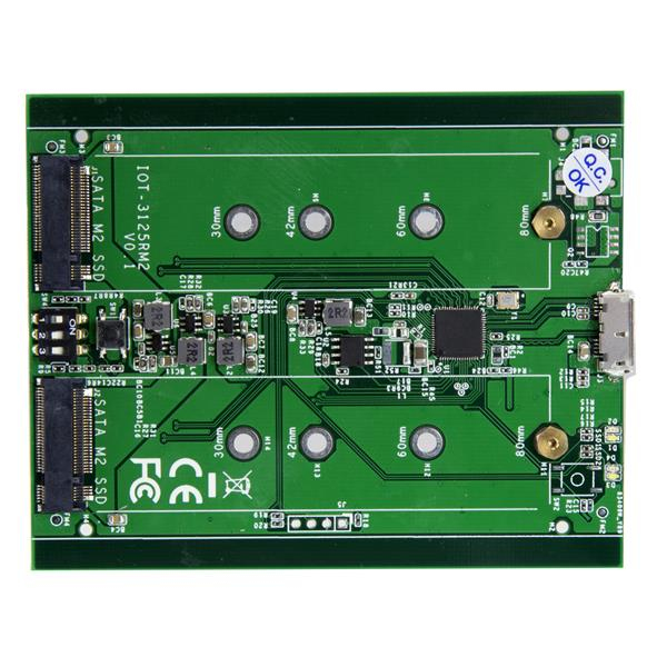StarTech.com SM22BU31C3R drevkabinet SSD kabinet Sort M.2