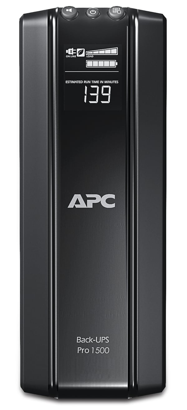 APC Back-UPS Pro UPS-enhed Interaktivt indgangsstik 1,5 kVA 865 W 10 AC stikkontakt(er)