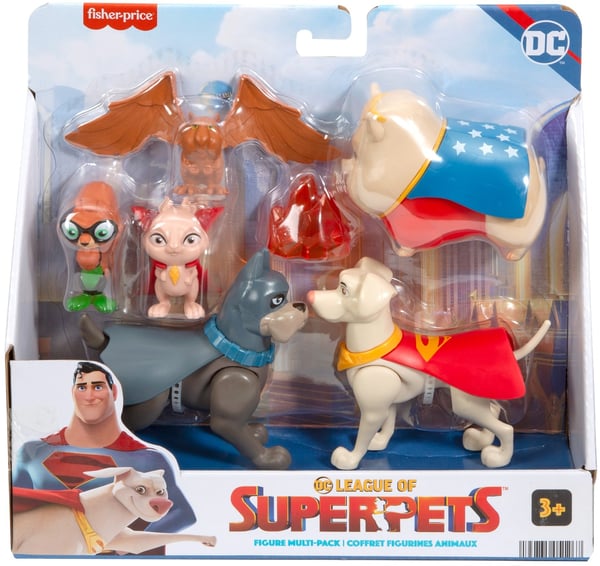 Fisher-Price DC League of Super-Pets -figurmultipakke