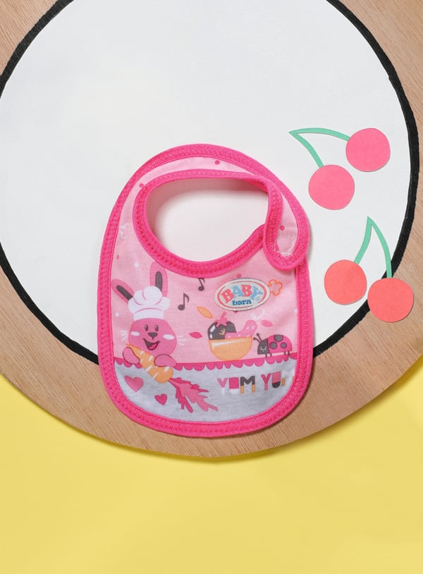 BABY born Bib 2 assorted Nuken ruokalappu