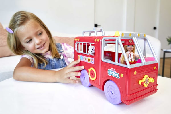 Barbie Chelsea Fire Truck Vehicle