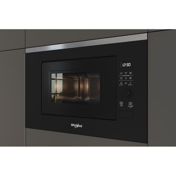 Whirlpool WMF201G Svart, Rostfritt stål Grillmikrovågsugn Inbyggd 20 l 800 W