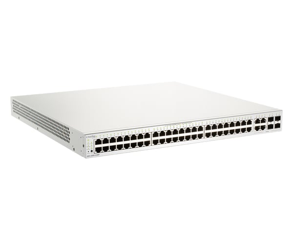 D-Link DBS-2000-52MP netværksswitch Administreret L2 Gigabit Ethernet (10/100/1000) Strøm over Ethernet (PoE) Grå