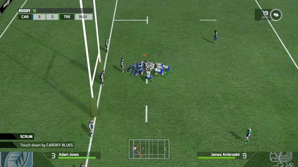BANDAI NAMCO Entertainment Rugby 15, Xbox One Standard Italienska