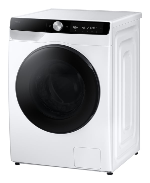 Samsung WD11DG6B85BK vaskemaskine - tørretumbler Fritstående Front-læsning Hvid