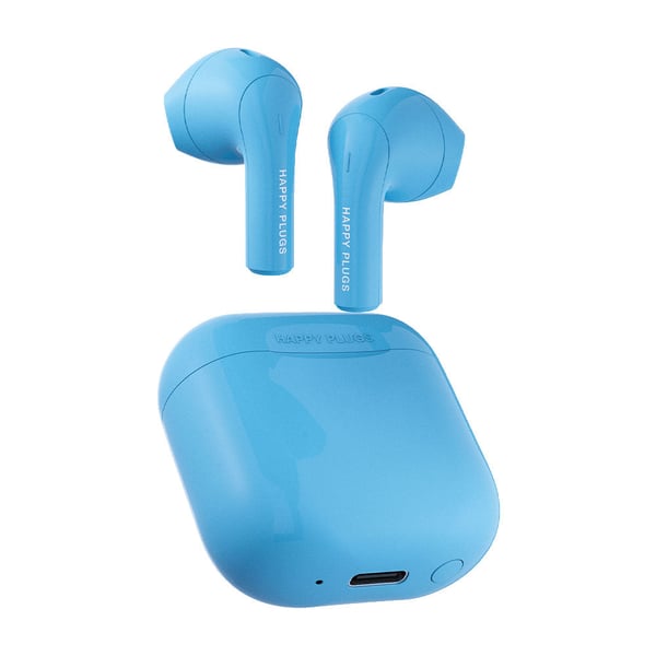 Happy Plugs JOY Headset True Wireless Stereo (TWS) I öra Samtal/musik/sport/vardag Bluetooth Blå
