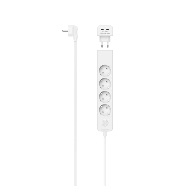 Hama 00223191 stikdåse 1,4 m 5 AC stikkontakt(er) Indendørs Hvid