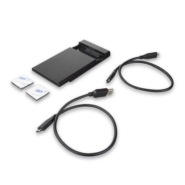 ACT AC1225 tallennusaseman kotelo HDD-/SSD-kotelo Musta 2.5"