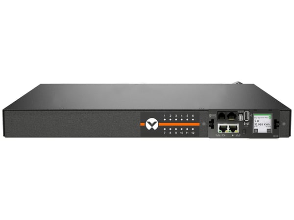Vertiv Geist MU05M1R0-12CF17-2C20A9H00-S tehonjakeluyksikkö 12 AC-pistorasia(a) 0U Musta