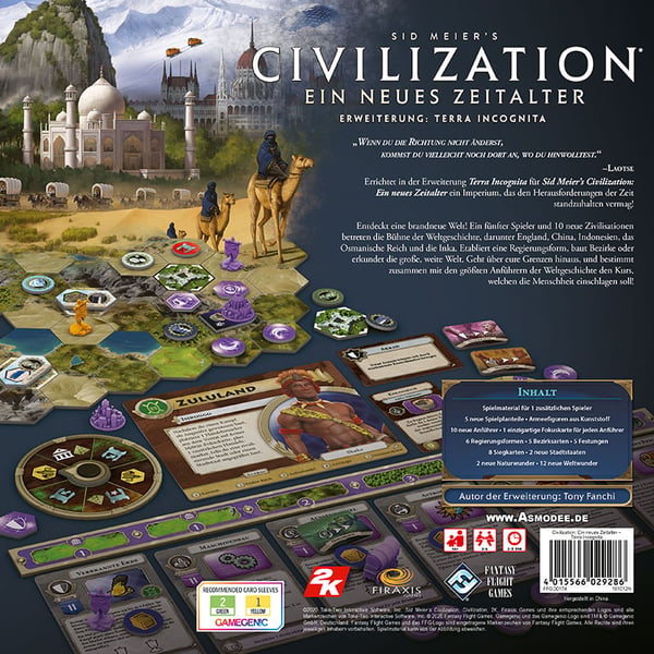 Asmodee Civilization Brætspil Økonomisk simulering