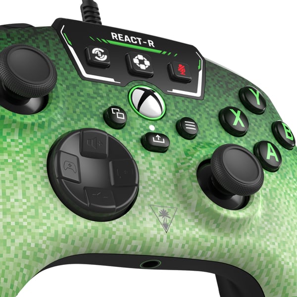 Turtle Beach React-R Svart, Grön USB Spelplatta Analog / Digital PC, Xbox One, Xbox Series S, Xbox Series X