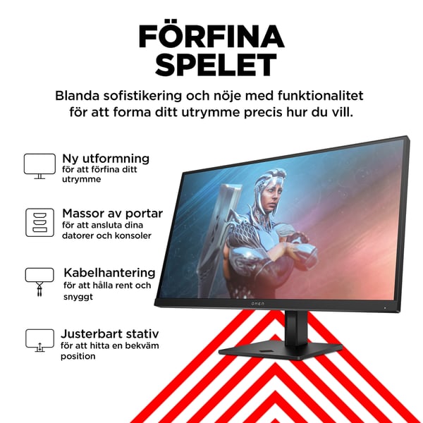 OMEN by HP OMEN 27 tum FHD 165 Hz Gaming-skärm – OMEN 27